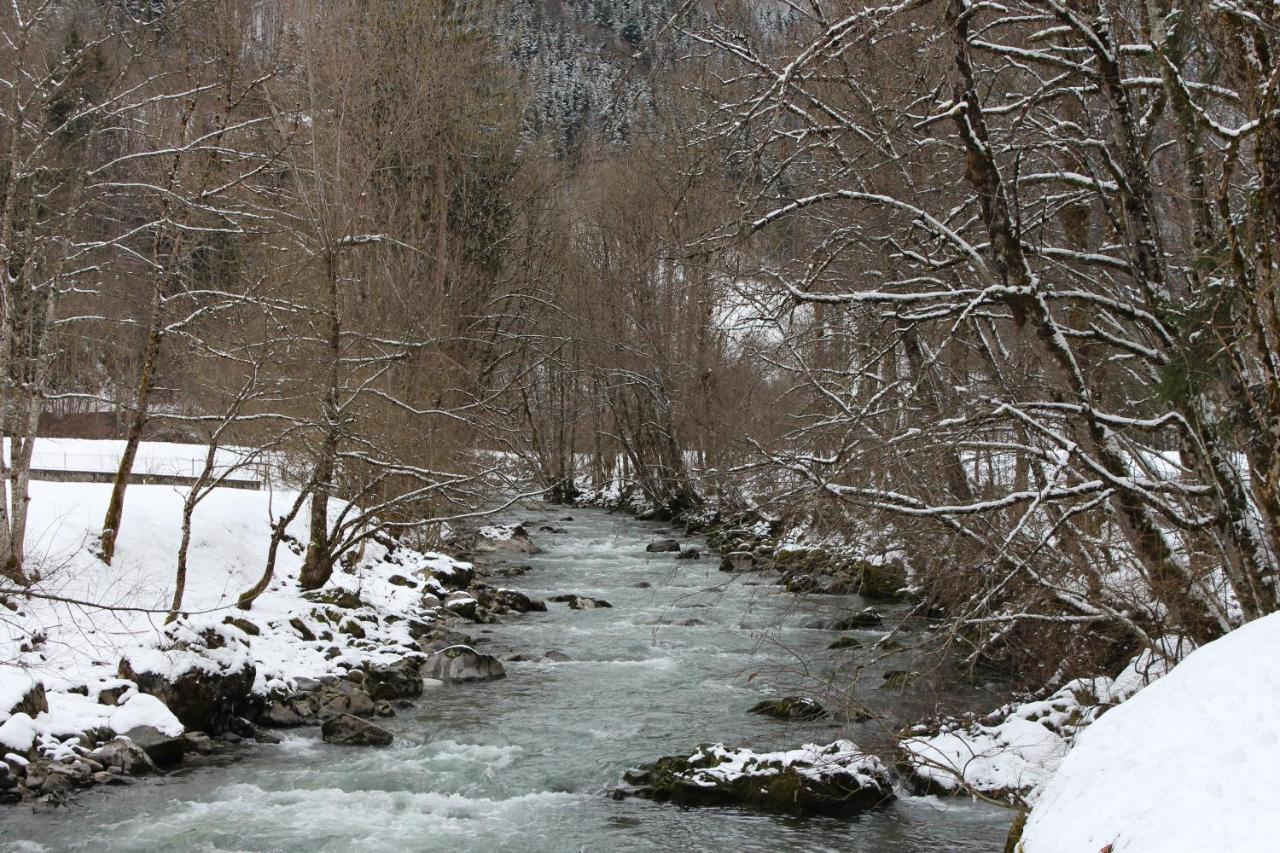 Chalet 8 Personnes + Grand Terrain Et Riviere Entremont Eksteriør billede